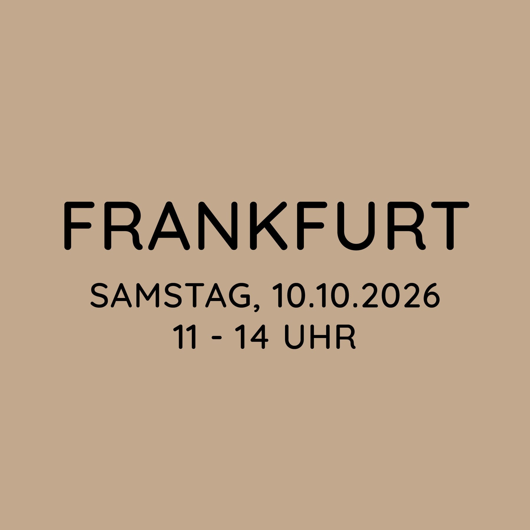 Workshop | Frankfurt | SA, 10.10. | 11:00 - 14:00 Uhr