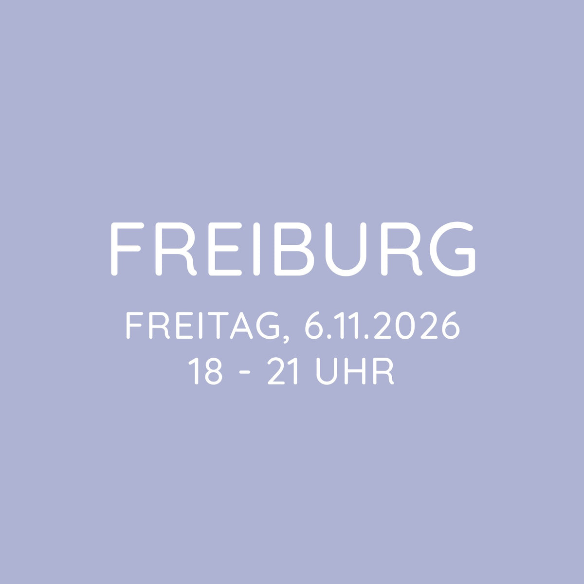 Workshop | Freiburg | Fr, 06.11. | 18:00 -21:00 Uhr