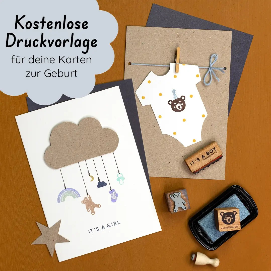 stempel kinder kinderstempel stempel zur geburt stempel baby stempel its a girl stempel tiere stempel teddybär stempel schuller 