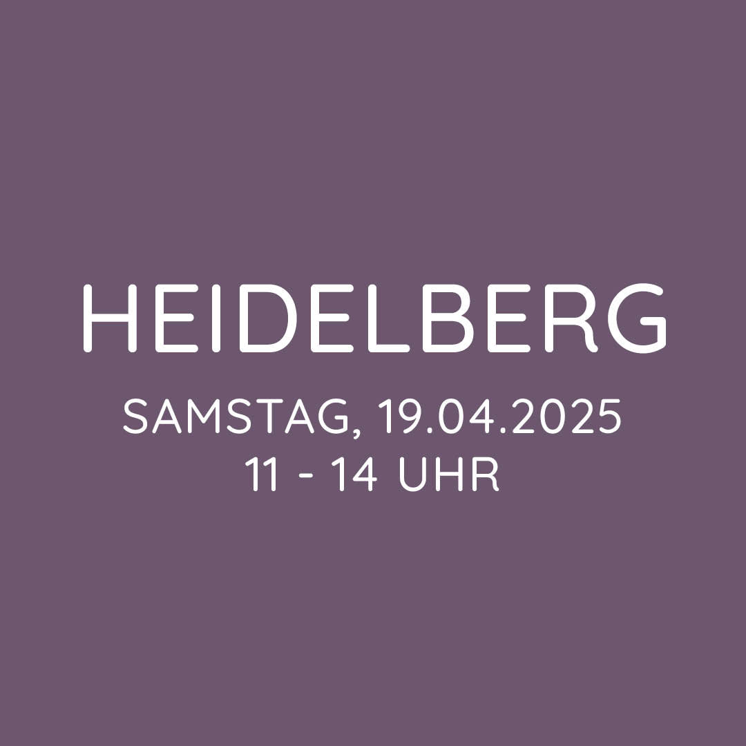 Workshop | Heidelberg | SA, 19.04. | 11:00 - 14:00 Uhr