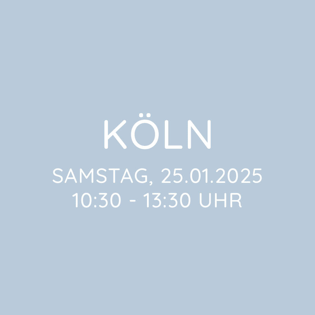 Workshop | Köln | SA, 25.01. | 10:30 - 13:30 Uhr