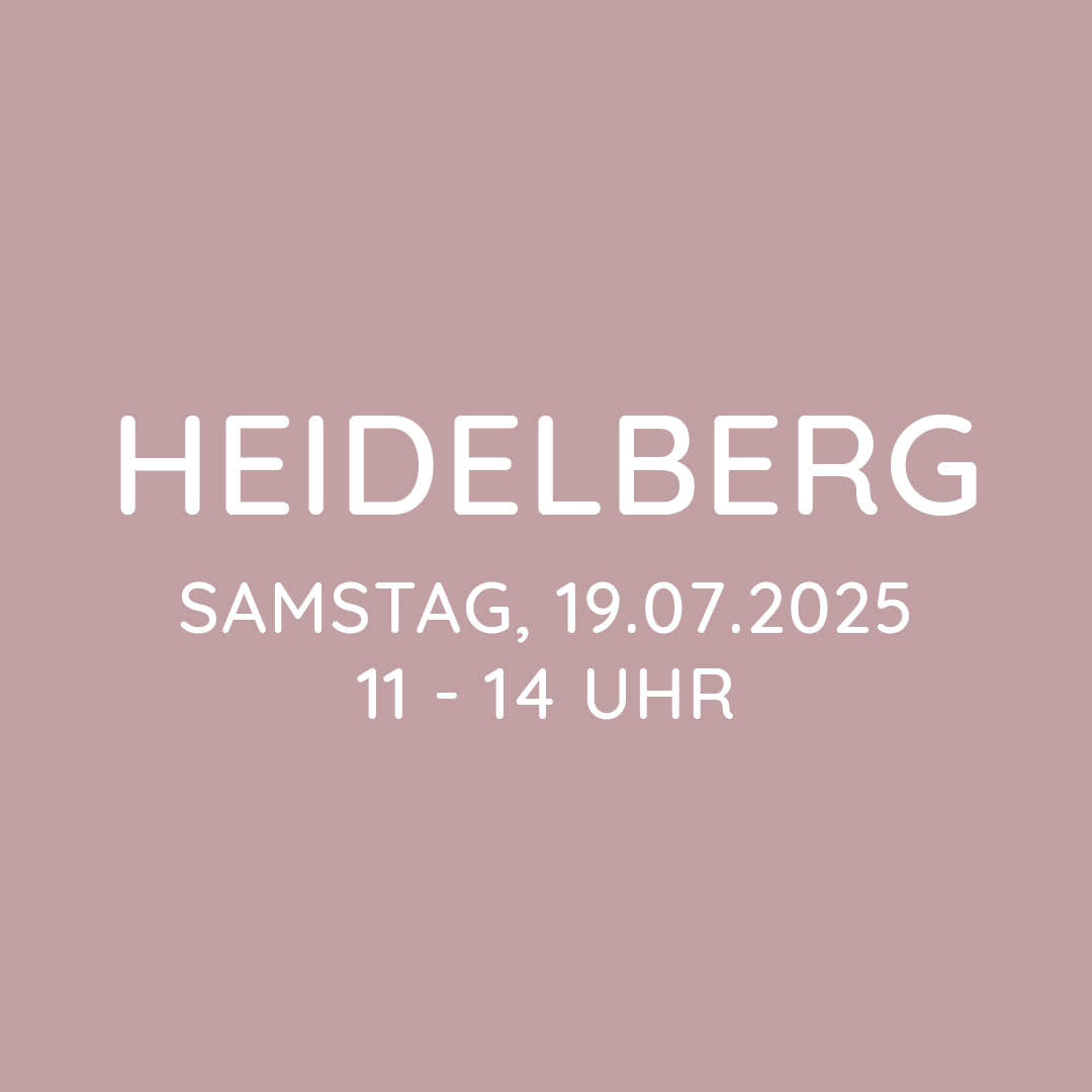 Workshop | Heidelberg | SA, 19.07. | 11:00 - 14:00 Uhr