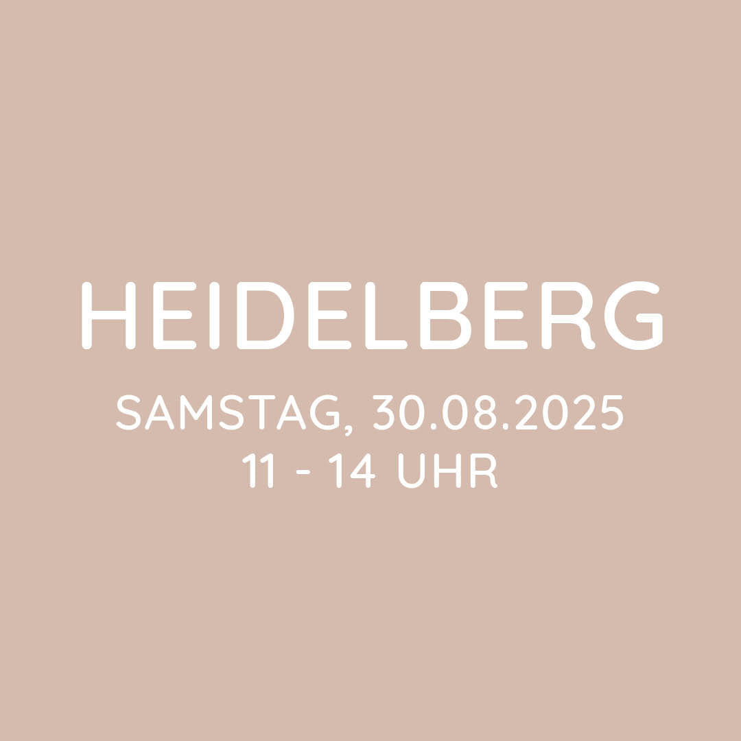 Workshop | Heidelberg | SA, 30.08. | 11:00 - 14:00 Uhr