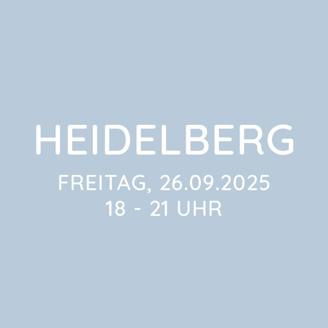Workshop | Heidelberg | FR, 26.09. | 18:00 - 21:00 Uhr