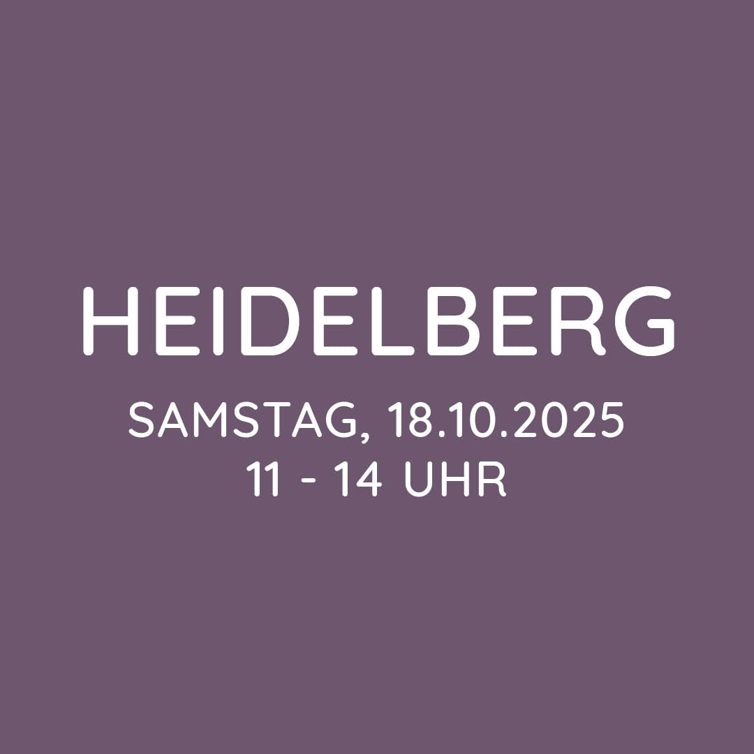 Workshop | Heidelberg | SA, 18.10. | 11:00 - 14:00 Uhr
