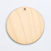 Wooden pendant | Circle 6 cm 5 pcs.