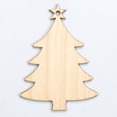 Wooden pendant | Christmas tree 5 pcs