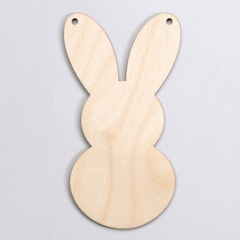 Wooden pendant | Bunny 5 pcs.