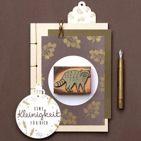 20 Papieranhänger | Weihnachtskugel Groß