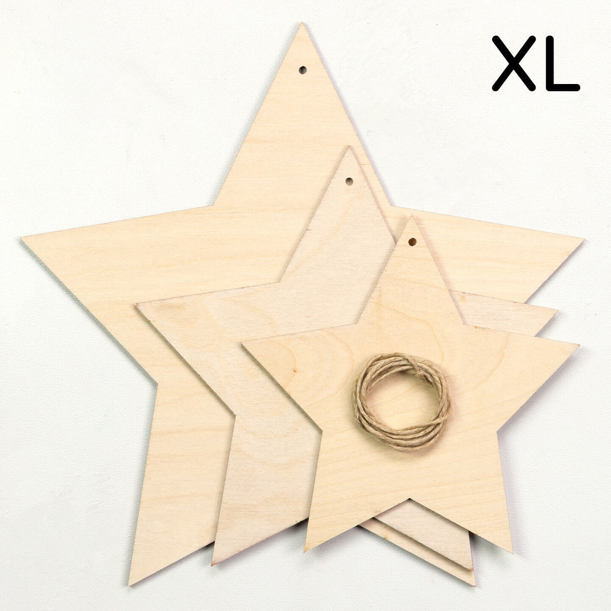 3 Holzanhänger | Sterne
