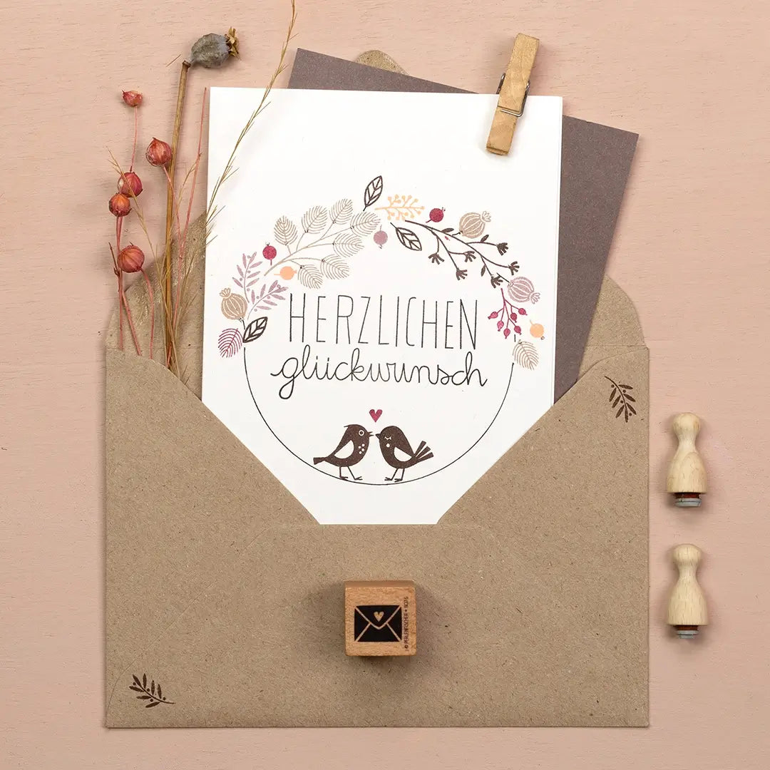 stempelset hochzeit hochzeitsstempel stempel für hochzeit stempel vogelhochzeit besondere hochzeitskarte selber gestalten