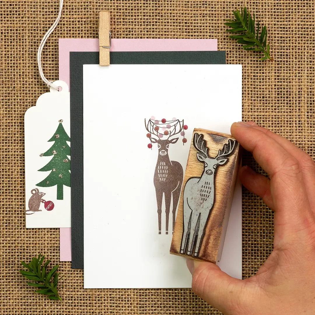 stempel weihnachten weihnachtsstempel stempel hirsch stempel tannenbaum stempel christbaumkugel 