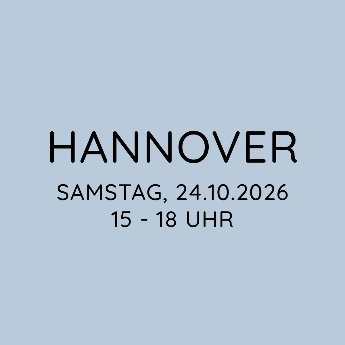 Workshop | Hannover | SA, 24.10. | 15:00 - 18:00 Uhr