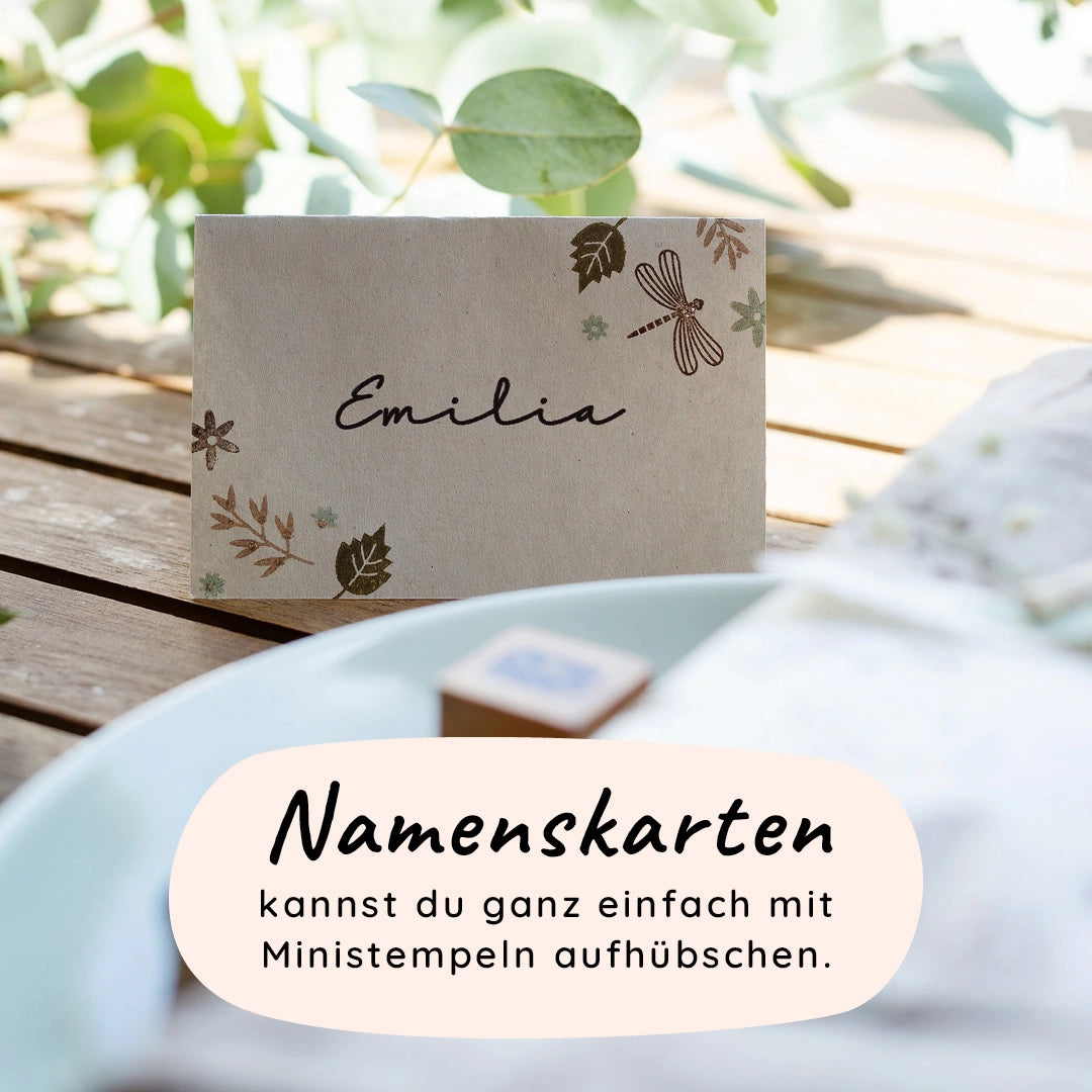 stempel hochzeit hochzeitsstempel blumen stempel namenkärtchen hochzeit tischkarten hochzeit selber gestalten