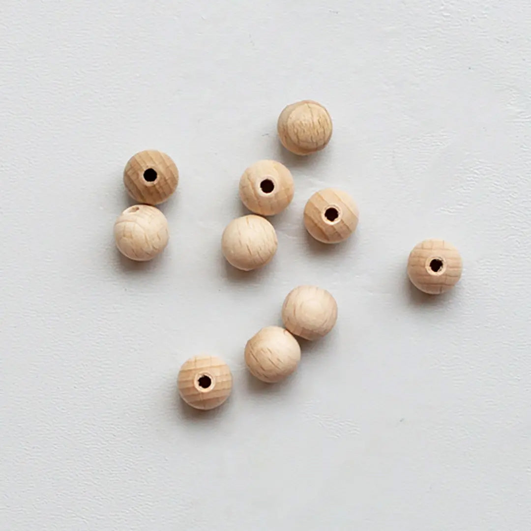 100 wooden beads I 12 mm