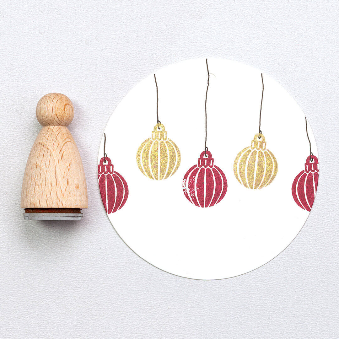 Stamp | Bauble stripes