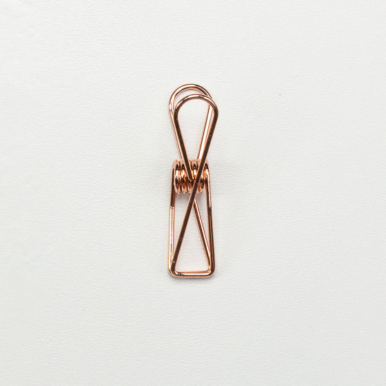 Fish Clip | Rosé gold 13x55 mm