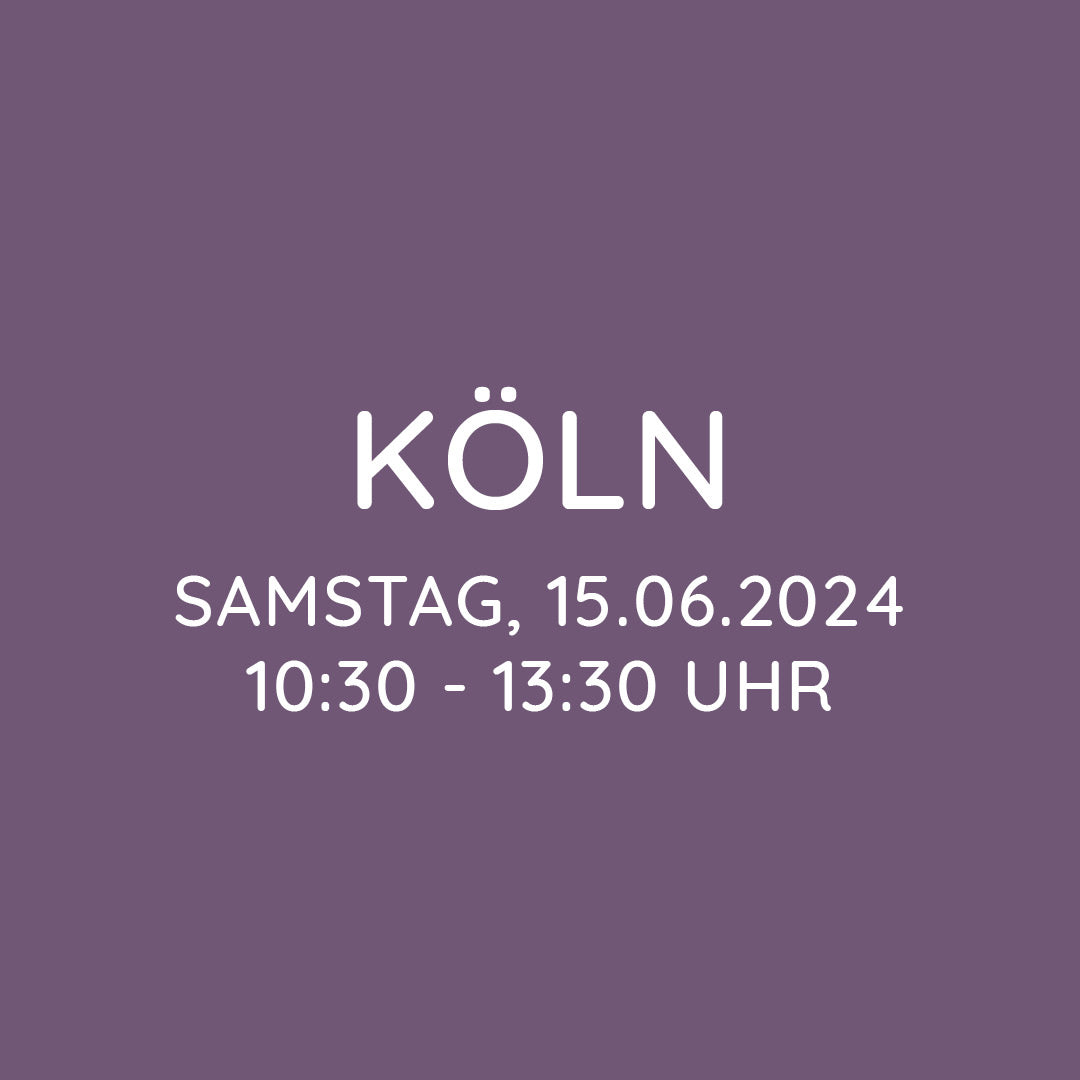 Workshop | Köln | SA, 15.06. | 10:30 - 13:30 Uhr