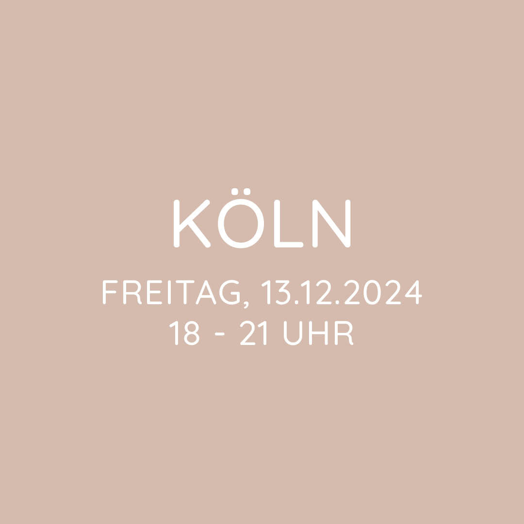 Workshop | Köln | FR, 13.12. | 18:00 - 21:00 Uhr