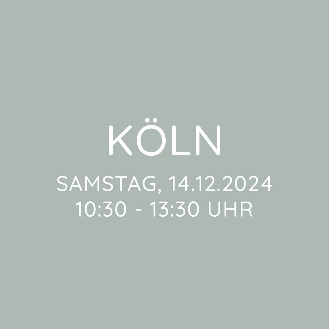 Workshop | Köln | SA, 14.12. | 10:30 - 13:30 Uhr