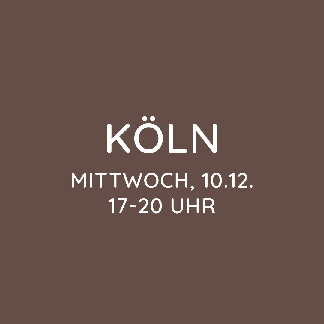 Workshop | Köln | MI, 10.12. | 17:00 - 20:00 Uhr