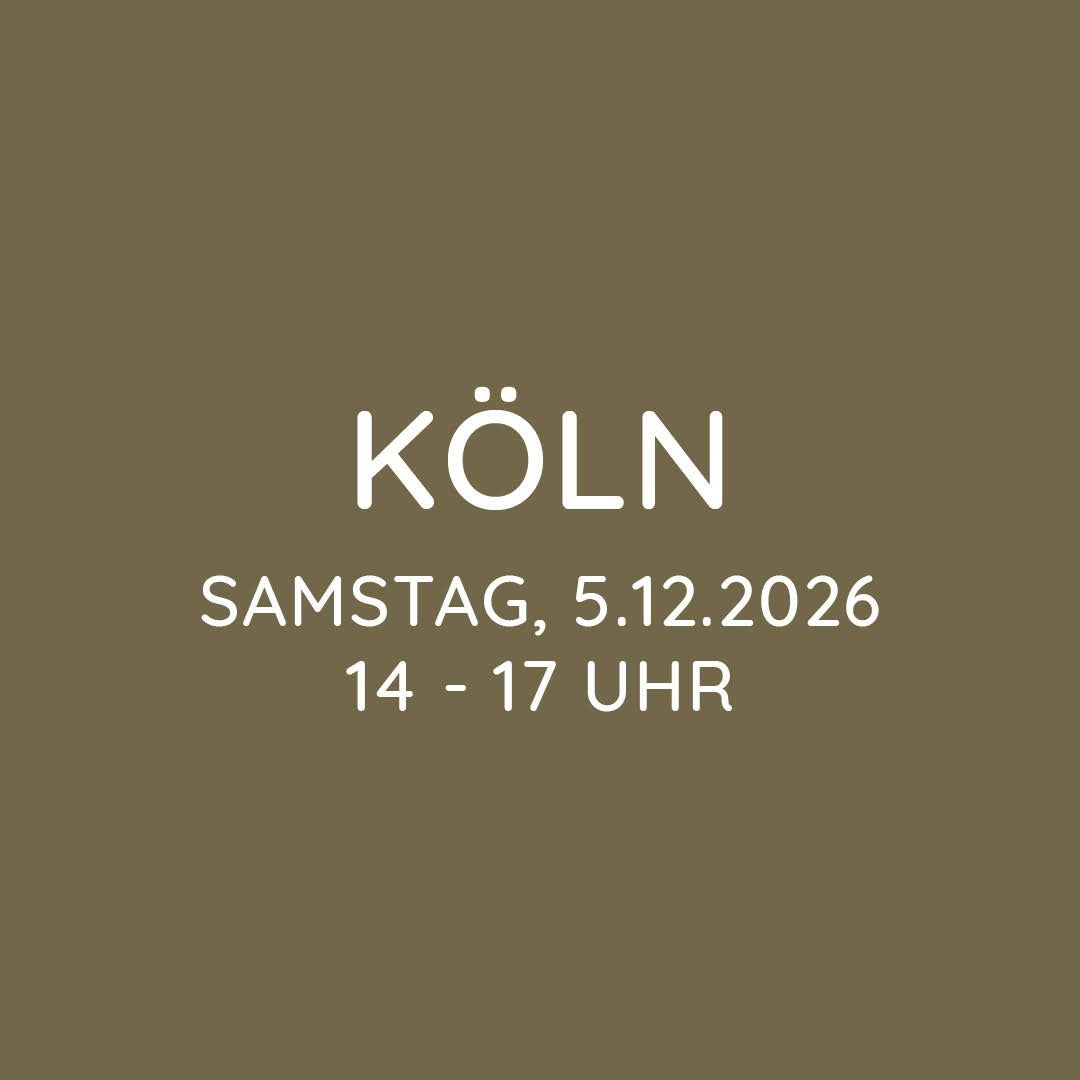 Workshop | Köln | SA, 05.12. | 14:00 - 17:00 Uhr