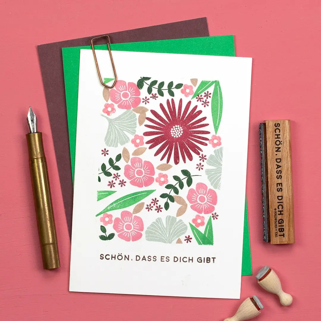 stempel muttertag blumenstempel stempel blumen stempel muttertag sprüche stempel schön dass es dich gibt diy karte zum muttertag selbst gestalten