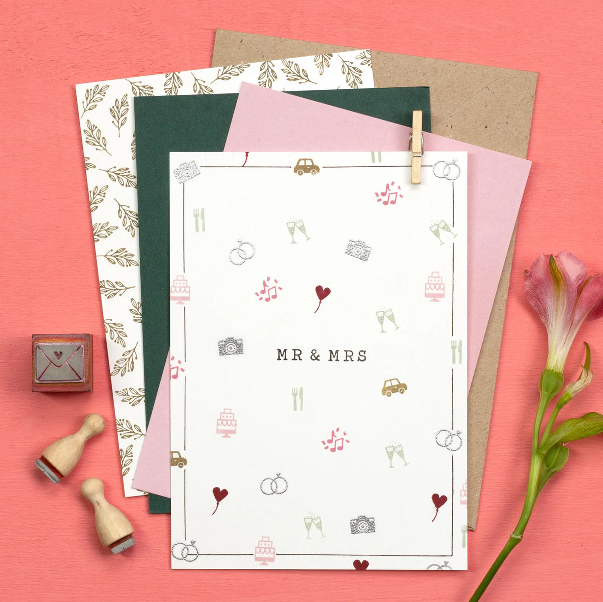 stempelset hochzeit stempel hochzeit hochzeitsstempel hochzeitskarten selber gestalten besondere hochzeitskarten kreative hochzeitskarten