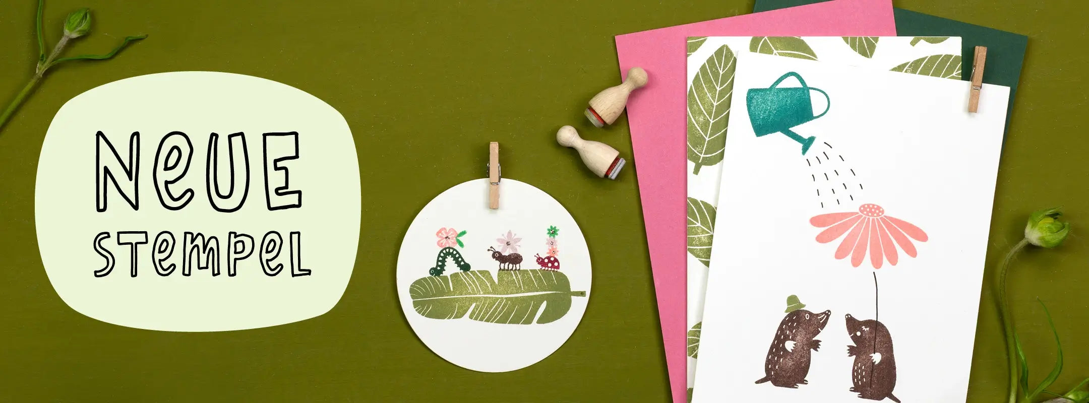 stempel design motivstempel blumen stempel blumen stempel tiere stempel blätter stempel grusskarten