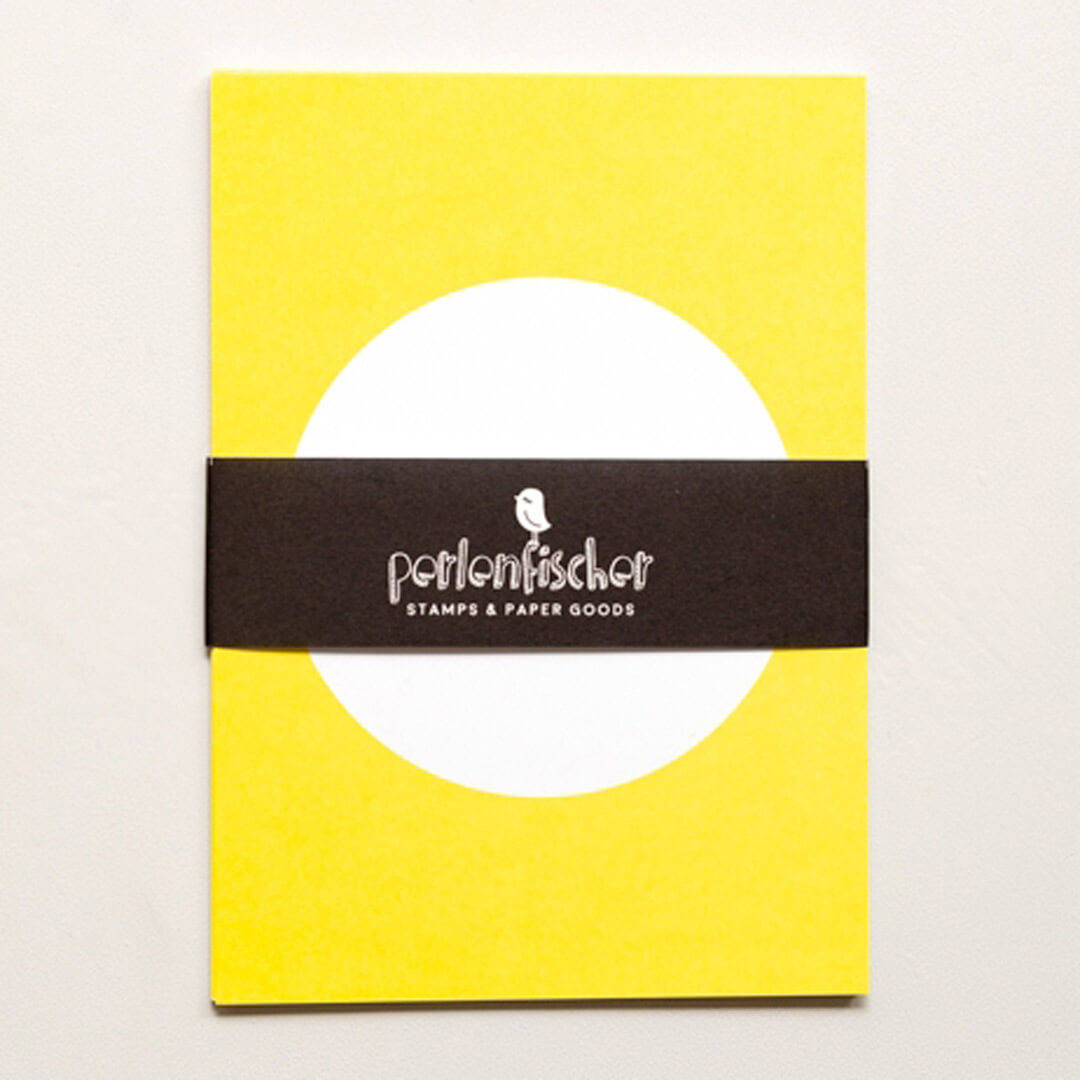 5 Postkarten | Dot Gelb