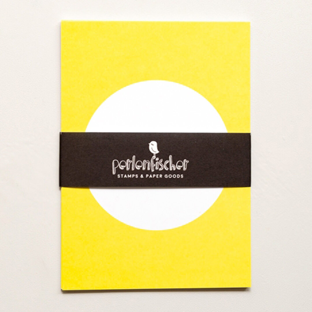 5 Postcards | Dot yellow 