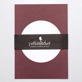 5 Postkarten | Dot Aubergine