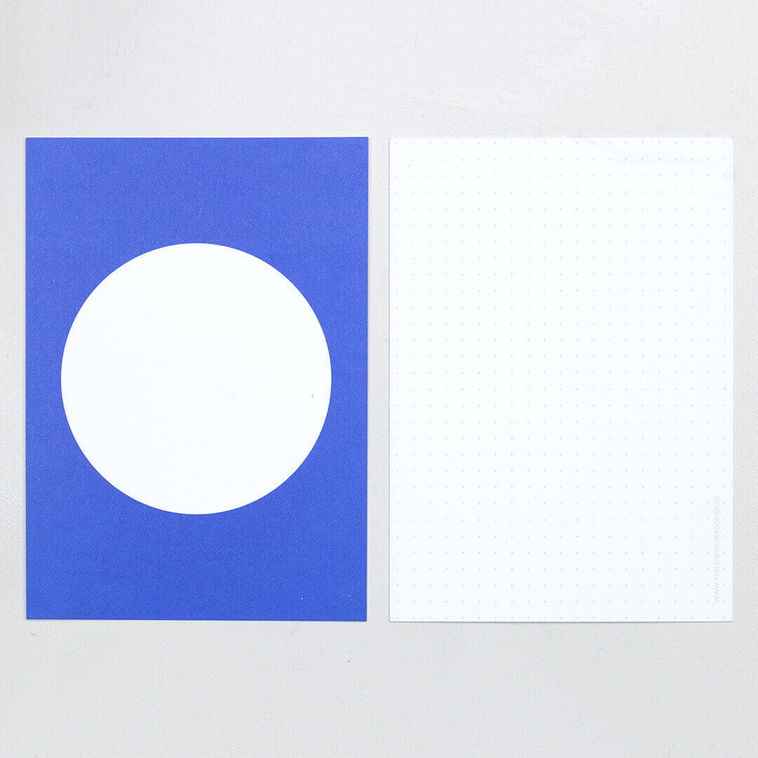 5 Postcards | Dot cornflower