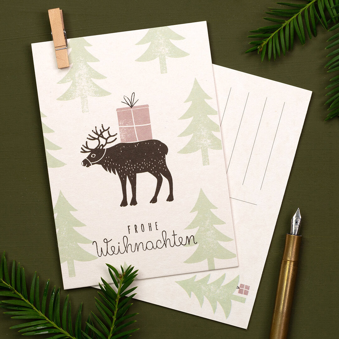 Greeting card | Christmas forest