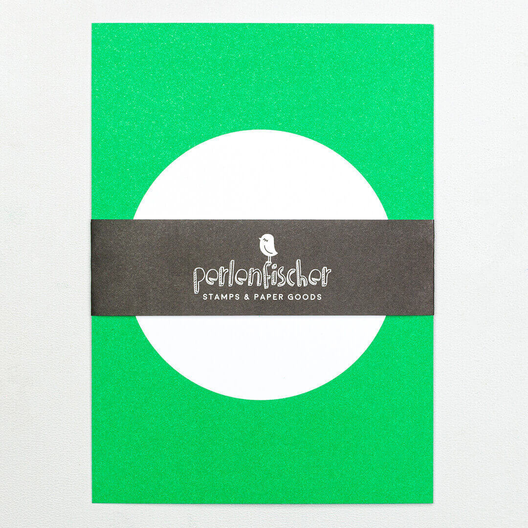 5 Postcards | Dot Grass green