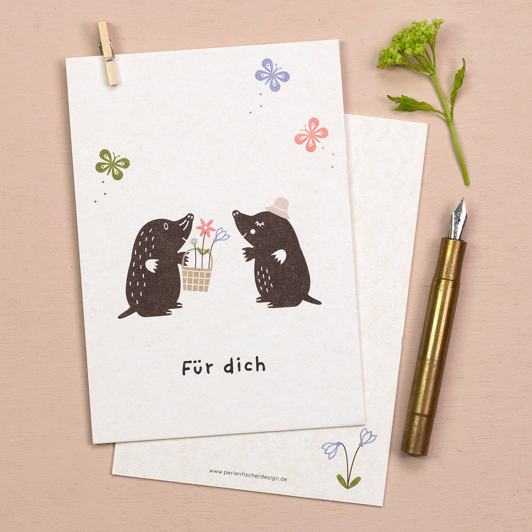 Grußkarte | Blumen für dich