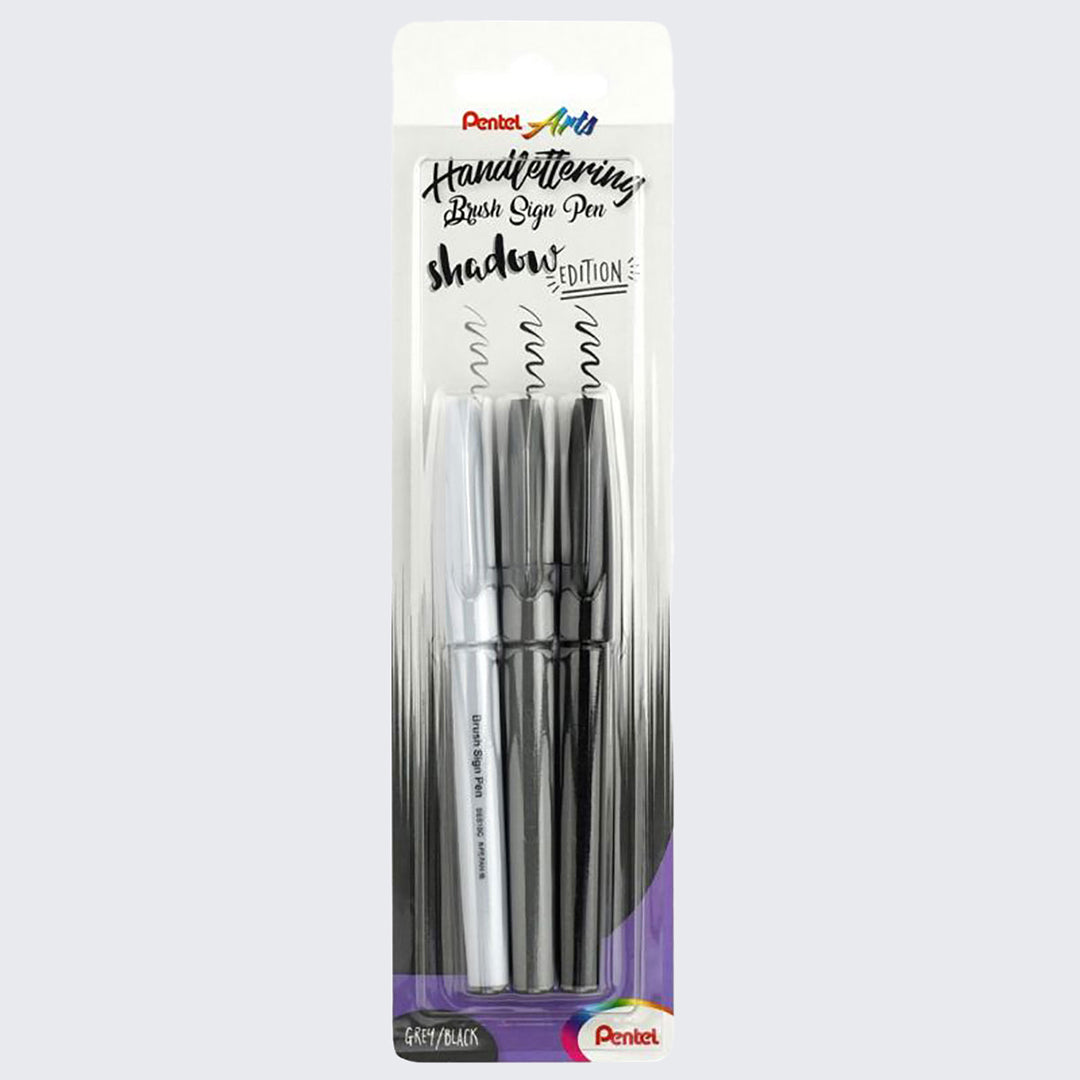 Pentel Brush Sign Pen | Shadow Edition