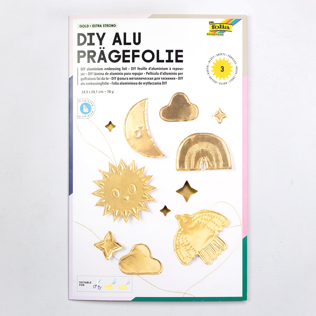 DIY Alu Prägefolie | Gold