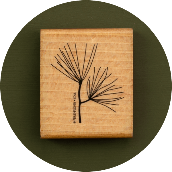design stempel motivstempel Stempel Blätter stempel blumen stempel blüten Stempel Pinienzweig
