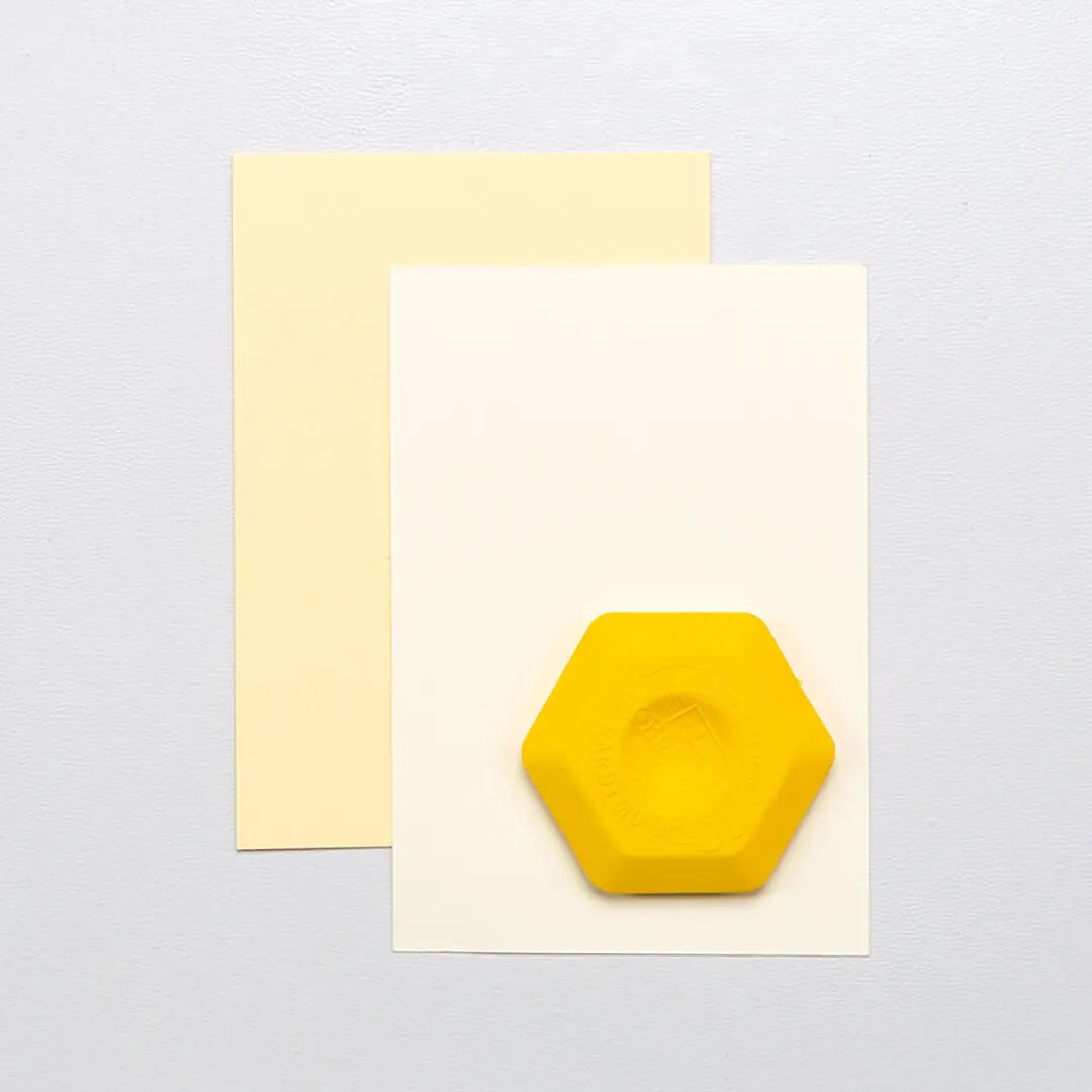 Radiergummi Hexagon | Gelb