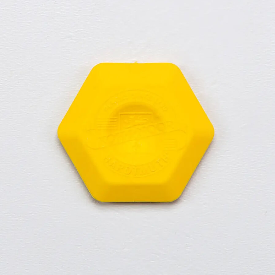 Radiergummi Hexagon | Gelb
