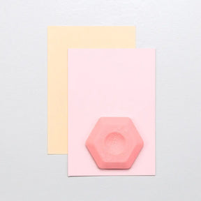 Radiergummi Hexagon | Rosa