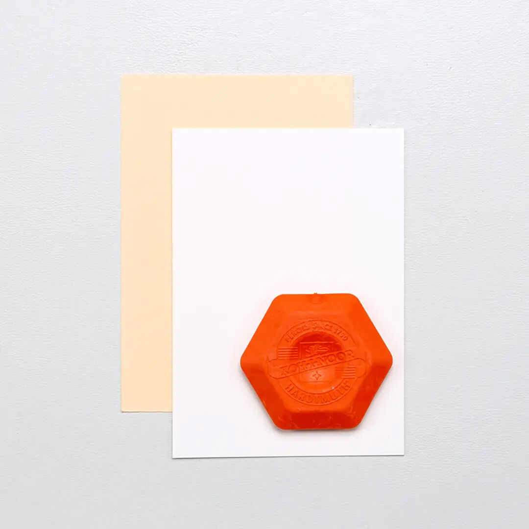 Radiergummi Hexagon | Rot