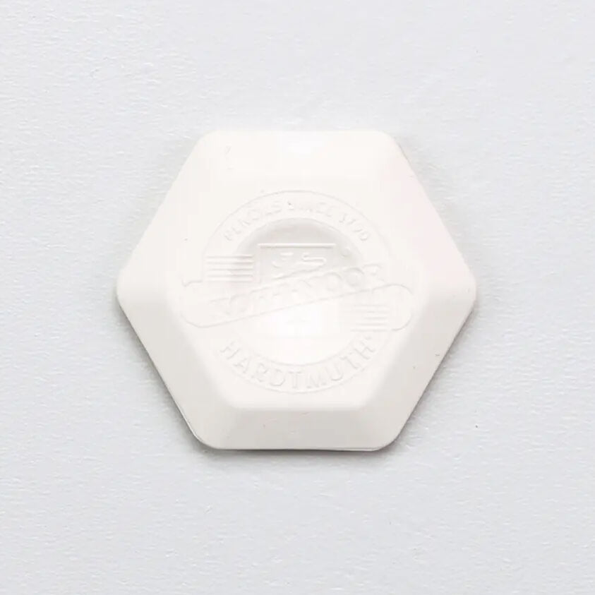 Radiergummi Hexagon | Weiß