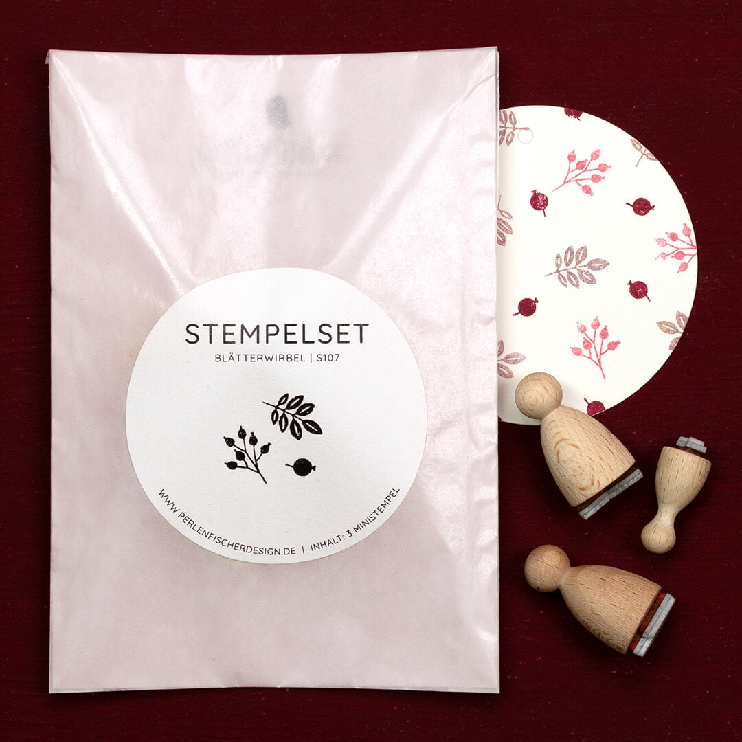 Stempelset | Blätterwirbel