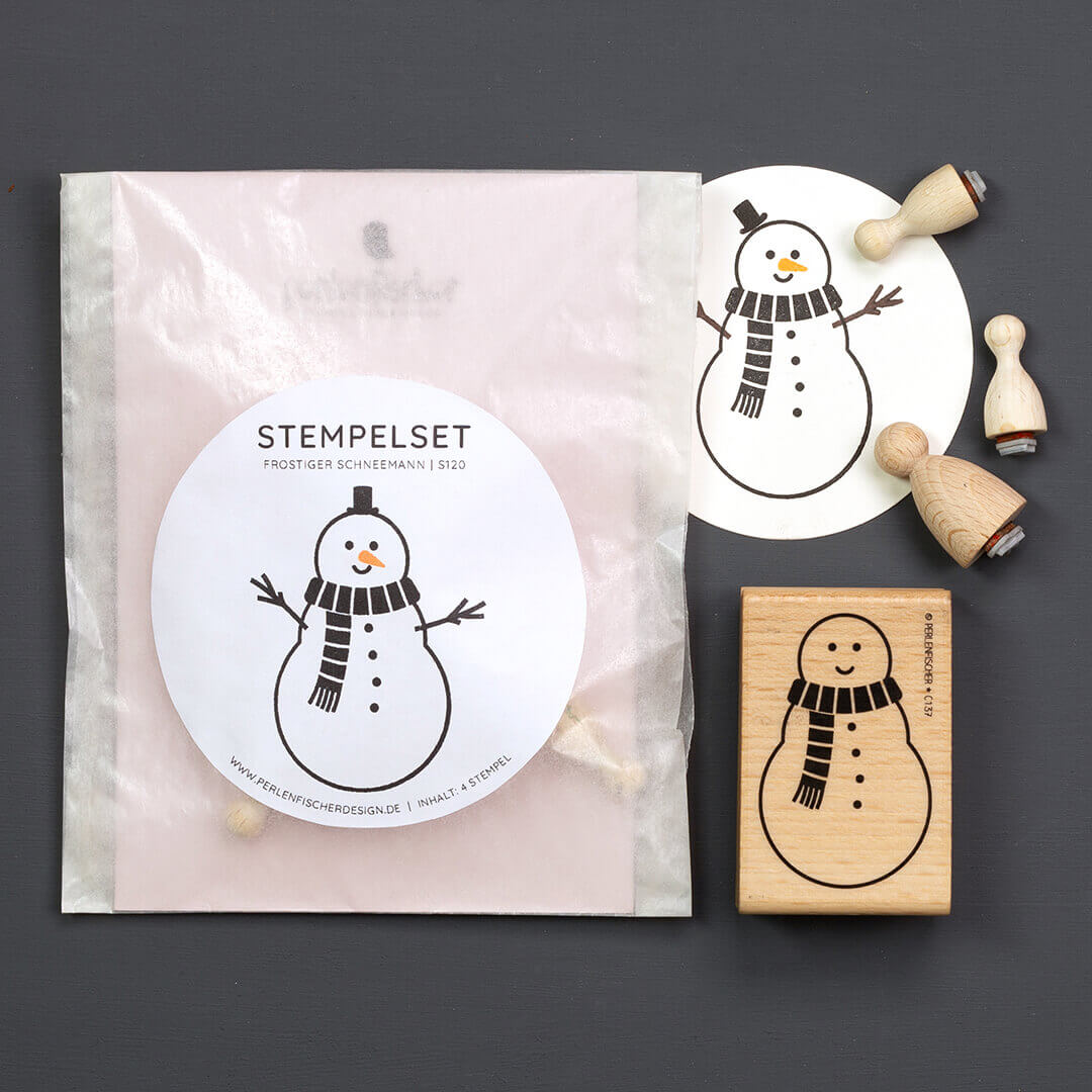 Stempelset | Frostiger Schneemann