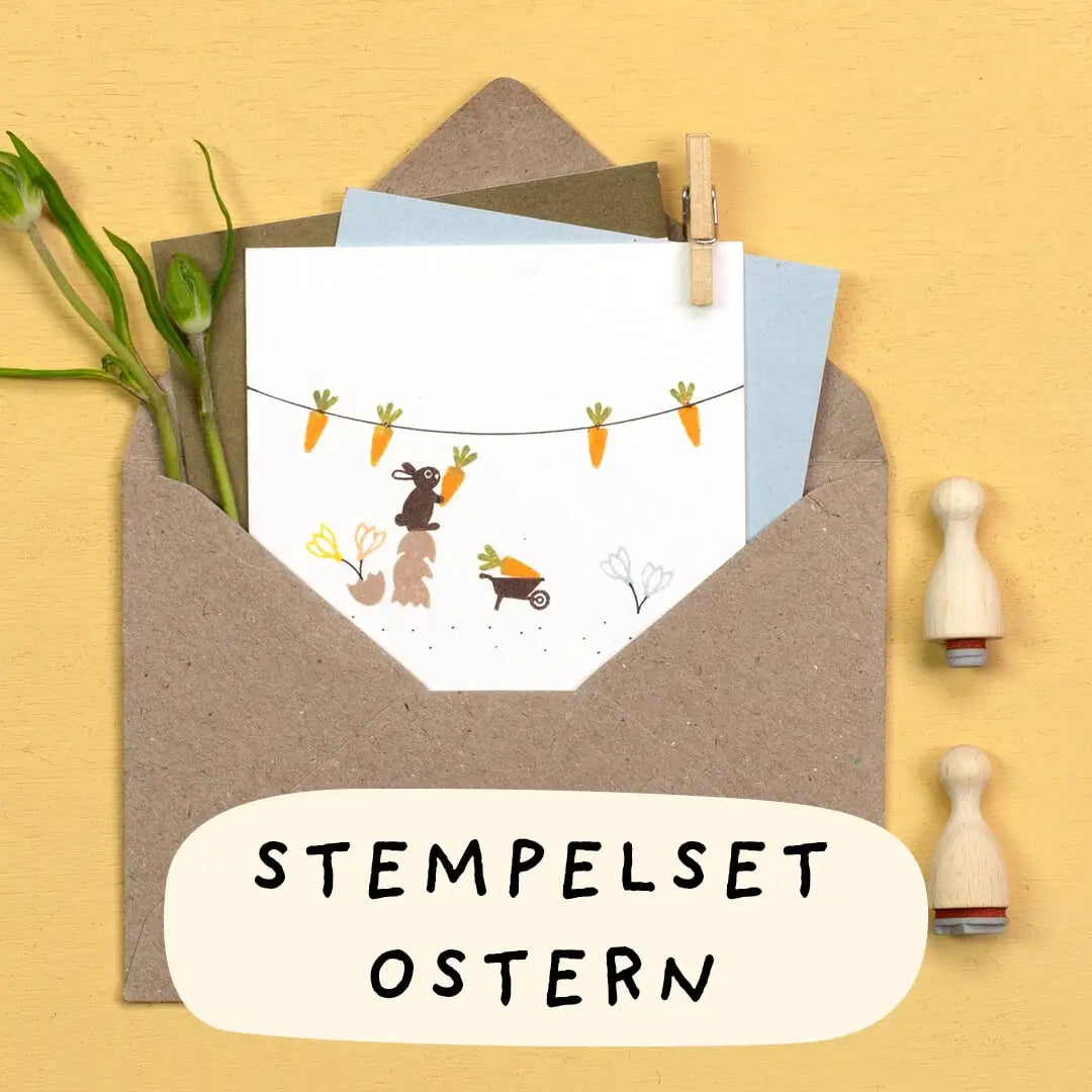 stempel ostern stempelset ostern oster stempelset stempel hase stempel karotte stempel ei eier stempel osterkarten selber gestalten 