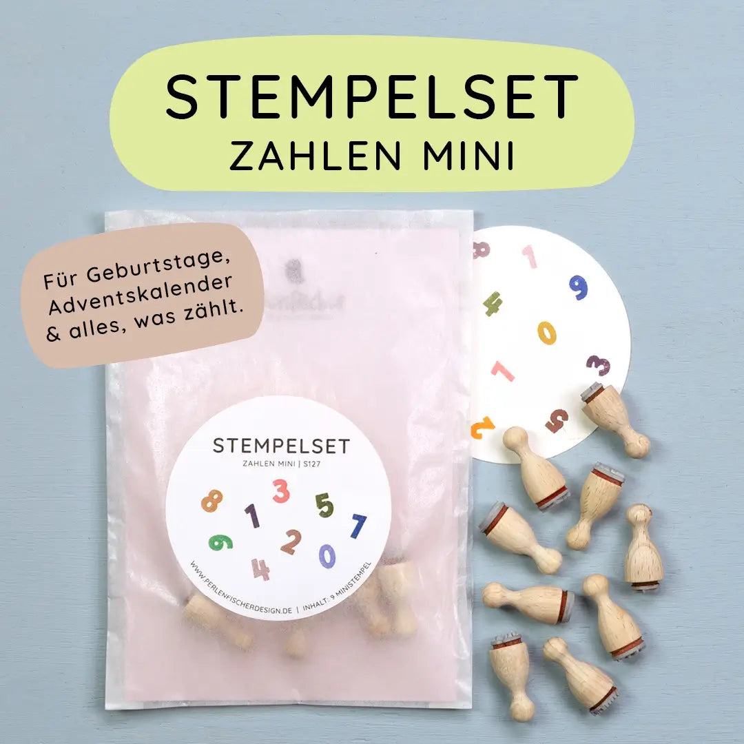 design stempel mini stempel kleine stempel stempelset zahlen stempelsets zahlen set ziffern stempelset holzstempel