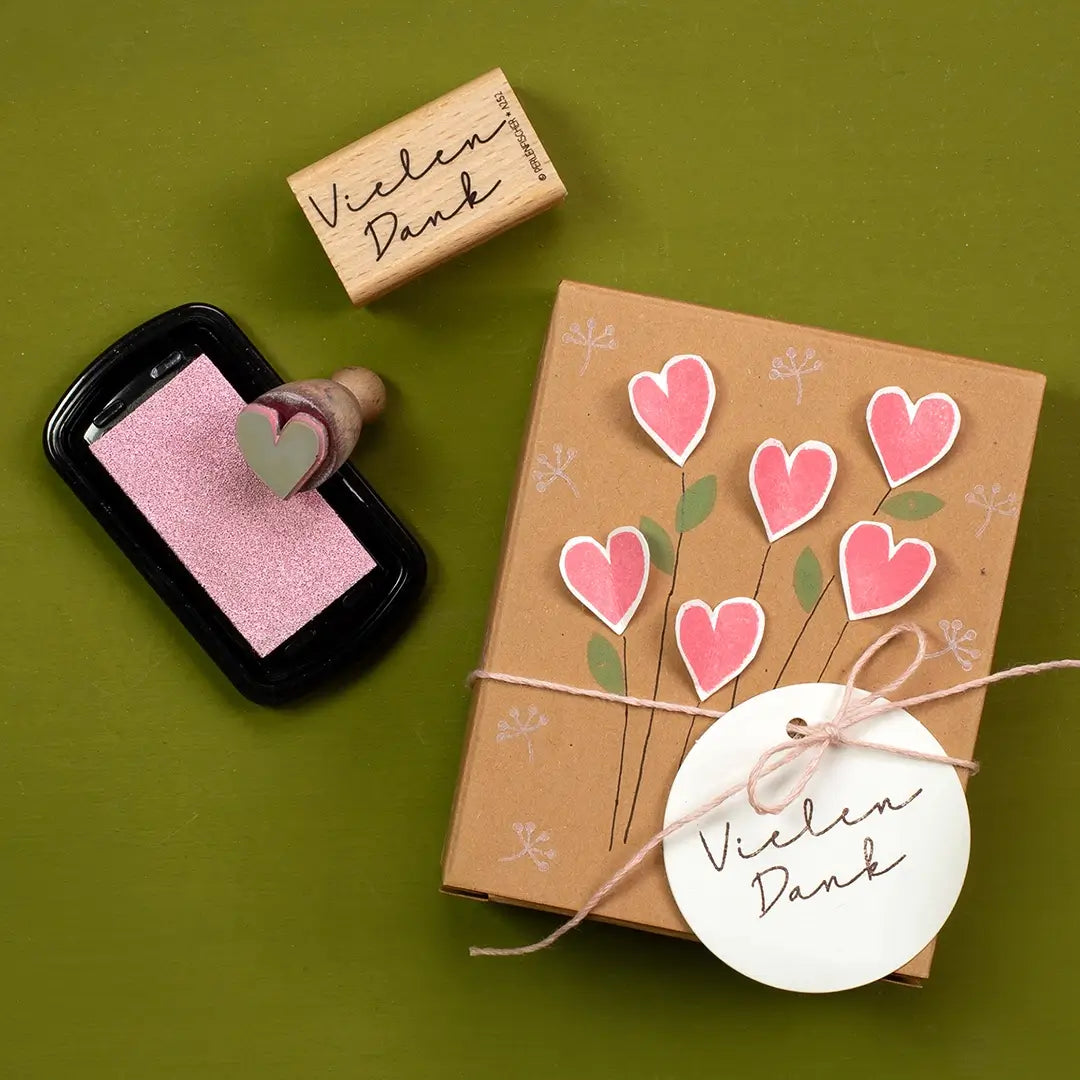 motvistempel holzstempel textstempel stempel danke stempel herz herzen stempel blumen stempel