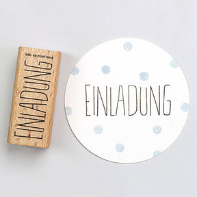 Stempel | Einladung